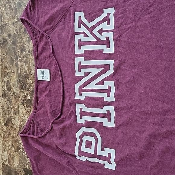 VS Pink Short Sleeve Sleep Shirt - Picture 2 of 10